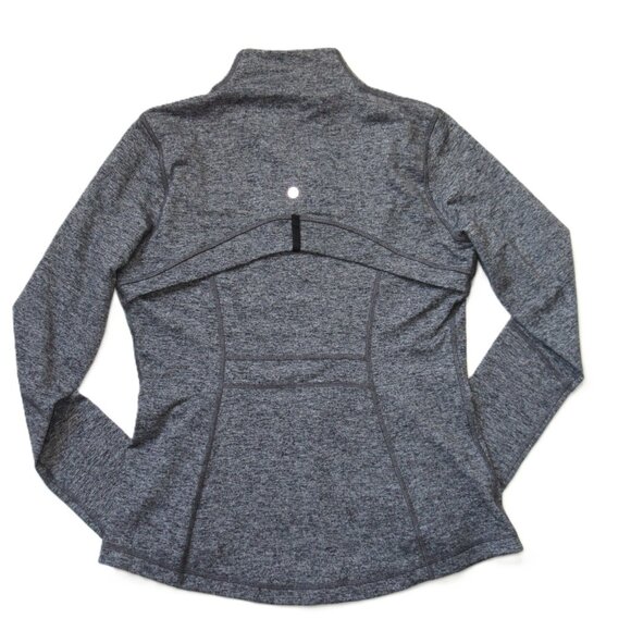 NWT Lululemon Define Jacket Luon in Heathered Black Stretch Full Zip 12 - Picture 6 of 6